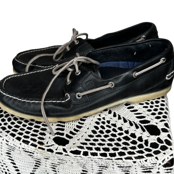Vintage Sperry Topsiders Leather Shoes - Picture 3 of 6
